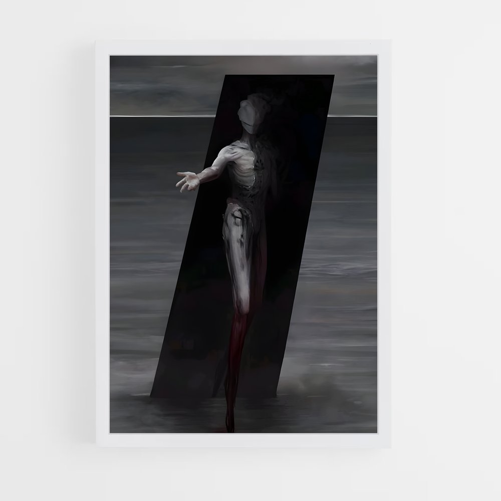 Poster Étreinte Astrale – affiche Art spatial (vue 3)
